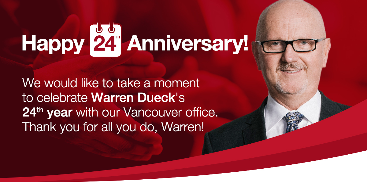 Warren Dueck marks 24 years at Andersen LLP