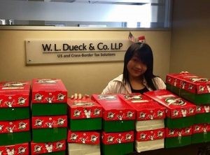 Operation Christmas child is underway